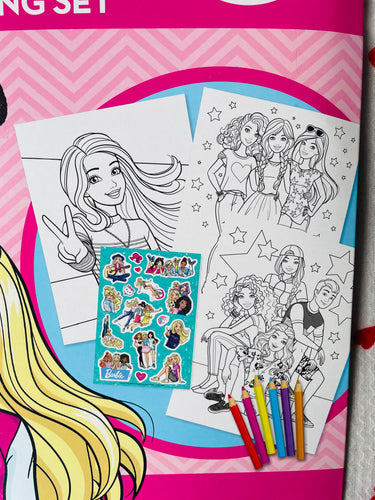 Barbie Colouring Set Paper Projects